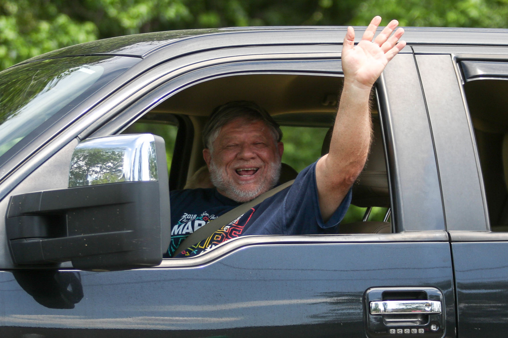 Car parade for Oak Park Nursing Home and Independent Living Community residents